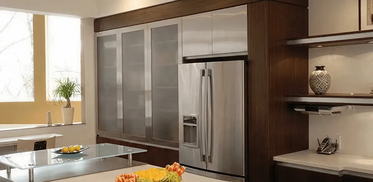 Cabinet door replacement and modern kitchen cabinet upgrade in Aurora, IL